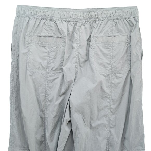 Daily Practice Anthropologie Base Jump Parachute Pants Womens Green Cargo Sz XL - Picture 4 of 13